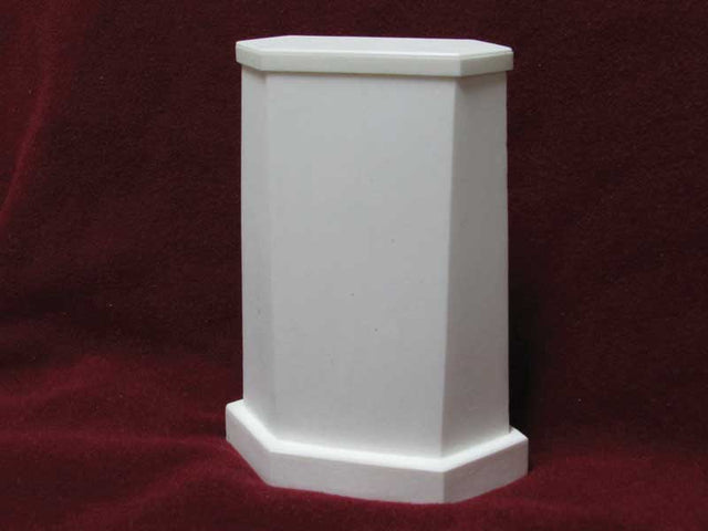 Smooth Concrete Tall Bridge Pier -- 5 x 2-1/4 x 6-5/8"  12.7 x 5.7 x 16.8cm
