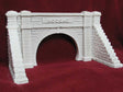 Hoosac Tunnel West Portal with Wing Walls -- 11-1/2 x 6-1/4" Tall 5" Deep, Unpainted