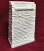 Broken Face Granite Deck Bridge Abutment -- For HO, On30 and S Scales, 3-1/16 x 1-1/2 x 4-7/8" 7.8 x 3.8 x 12.4cm-1