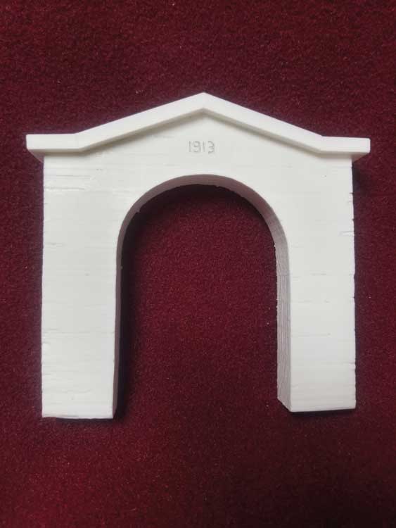 DRGW-UP Soldier Summit Tunnel Portal -- 1913, 4-3/4 x 4-1/2"