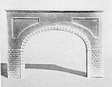 Double Track Tunnel Portal -- Cut Stone - 2-3/4 x 3-7/8"  6.9 x 9.7cm