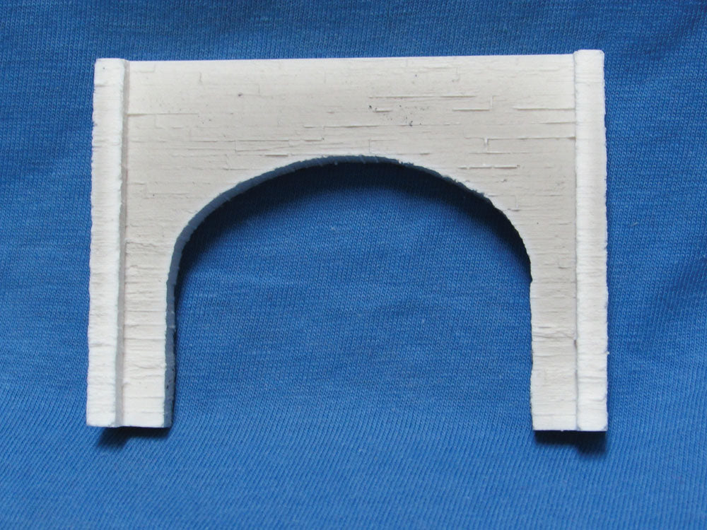 Double Track Tunnel Portal -- Concrete - 2-3/4 x 3-5/8"  6.9 x 9cm-2