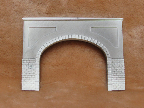 Cut Stone & Concrete Auto Tunnel Portal -- Overall: 6-1/2 x 4-3/8"  Opening: 4-1/4 x 3-1/4"