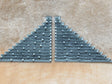 Timber Cribbing Abutment Walls w/12 x 12" Scale Timbers (Wing Walls) -- 8-1/4 x 6" 1 Pair