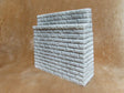 Dressed-Stone Bridge Abutment -- Overall: 6-3/4 x 1-3/4 x 6"  Shelf: 5-3/4 x 3/4 x 4-7/8"