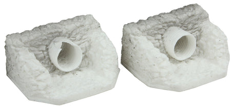 Random-Stone Culvert -- 2 x 1-1/2 x 1"  1/2" Diameter Pipe pkg(2)
