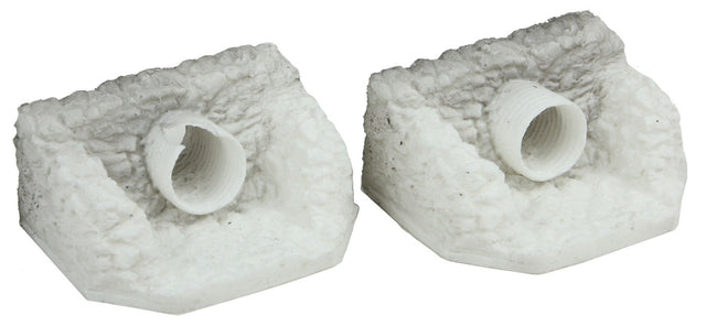 Random-Stone Culvert -- 2 x 1-1/2 x 1"  1/2" Diameter Pipe pkg(2)