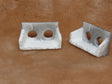 Old Concrete Culvert -- 2 x 7/8 x 1-1/8"  24" Scale Pipes pkg(2)