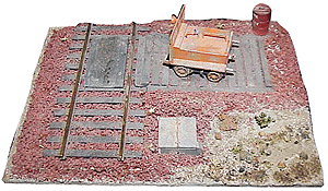 Timber Track Section Car Set-Off