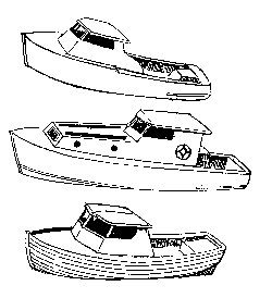 Small Boats -- 2 - 19' and 1 - 22' Cabin Crusier