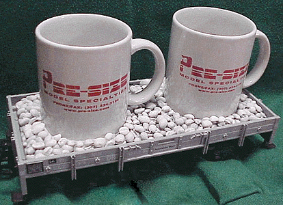 Freight Car Loads -- Real Coffee Bean Cup Holder (Fits LGB #4110 Flatcar, sold separately)