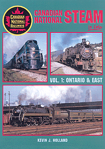 Book -- Canadian National Steam in Color Vol 1: Ontario & East
