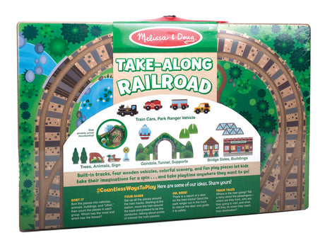 Take-Along Railroad -- Tabletop - Wooden-1