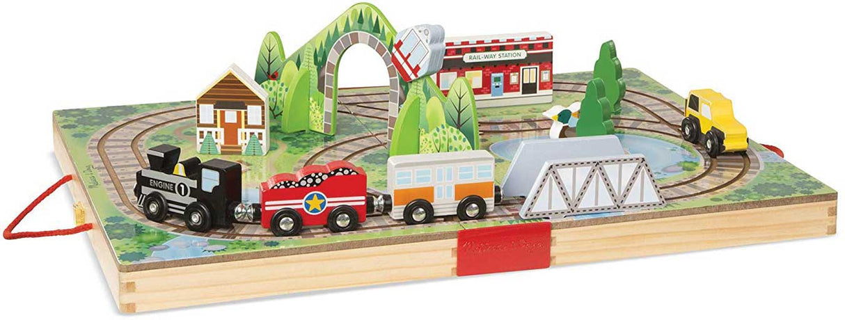 Take-Along Railroad -- Tabletop - Wooden-2