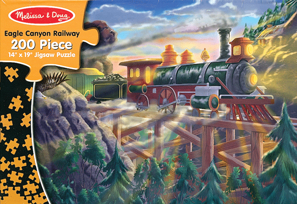 Puzzle -- Eagle Canyon Railway (200 Pieces)