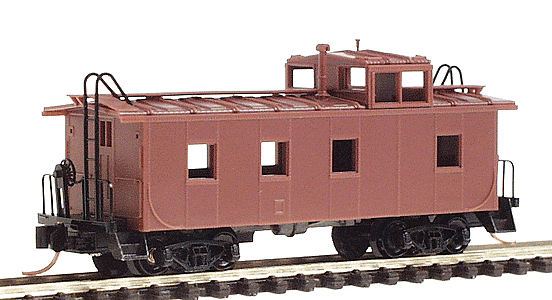 36' Riveted Steel Caboose -- Undecorated