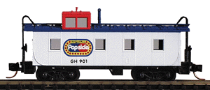 36' Riveted Steel Caboose w/Offset Cupola -- Popsicle(R) 4th In Special Edition Series