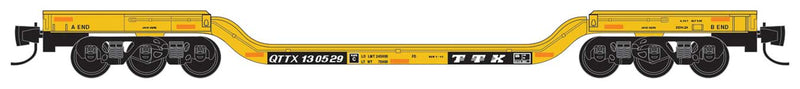 Heavyweight 6-Axle Depressed-Center Flatcar - Ready to Run -- Department of Defense #39830 (gray)
