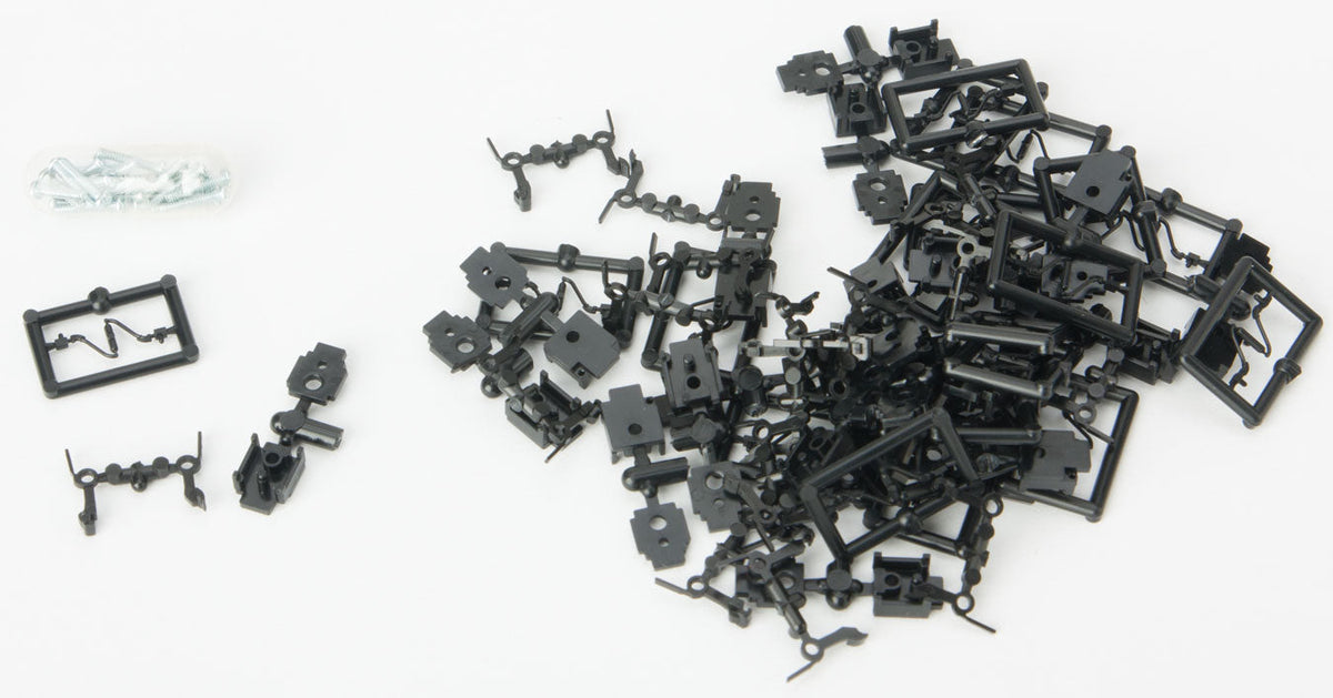 True-Scale Coupler -- Long Shank pkg(20) (black)