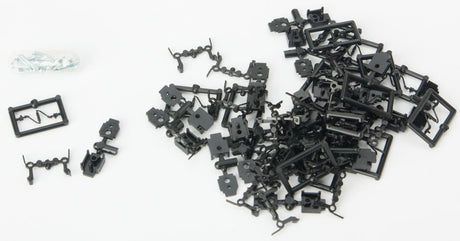 True-Scale Coupler -- Long Shank pkg(20) (black)