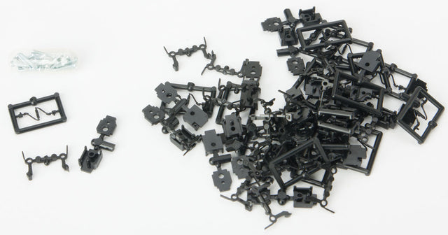 True-Scale Coupler -- Long Shank pkg(20) (black)