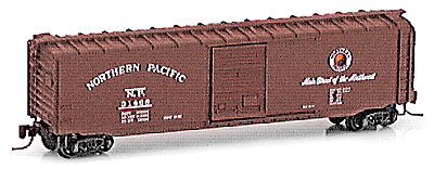 50' Single Door Boxcar w/Marklin Compatible Couplers -- NP