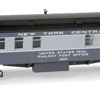 Pullman Heavyweight 60' Railroad Post Office - Ready to Run -- New York Central #4819 (2-Tone Gray)