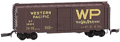 40' Single Door Boxcar w/Marklin Compatible Couplers -- WP