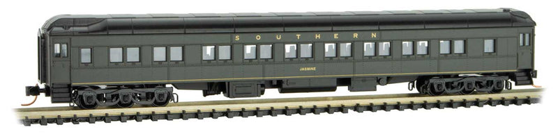 Pullman Heavyweight 28-1 Parlor - Ready to Run -- Southern Railway "Jasmine" (Pullman Green, black)