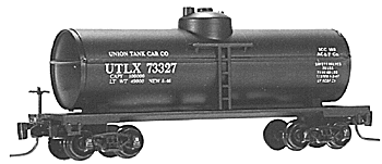 35' Tank Car w/Marklin Compatible Couplers -- UTLX #73355