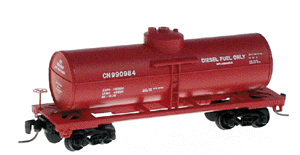 39' Single Dome Tank Car w/Magne-Matic Couplers -- Canadian National #990984