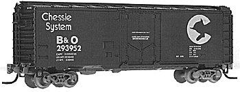 40' Plug Door Boxcar -- B&O