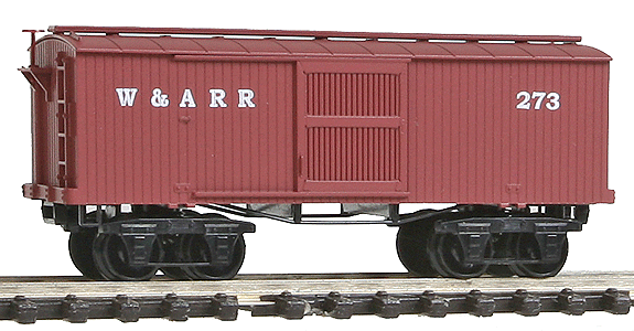 Civil War Era 26' Wood Caboose (Conveted Boxcar) - Ready to Run -- Western & Atlantic #32 (Boxcar Red)