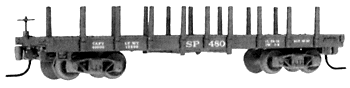Flatcar Nn3 w/stakes SP