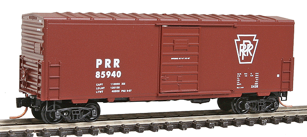 40' Standard Single Door Boxcar -- Pennsylvania #85940 (Freight Car Red, white Logo & Lettering)