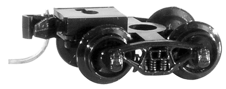#1000 Bettendorf Trucks w/Couplers -- Short Extension  1 Pair