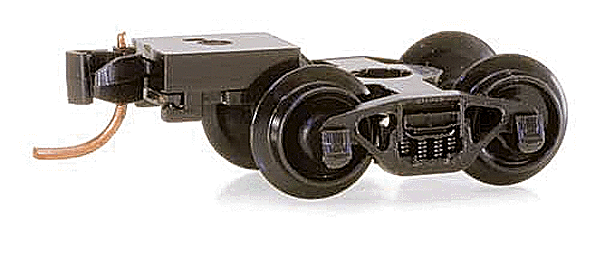Freight Car Trucks  1 Pair -- Dalman 2-Level (Talgo Style w/Knuckle Coupler)