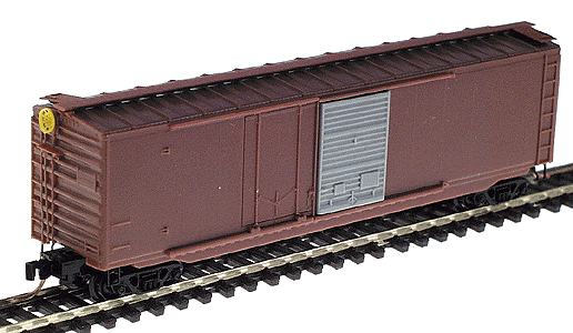 50' Combination (Plug & Sliding) Door Boxcar -- Undecorated