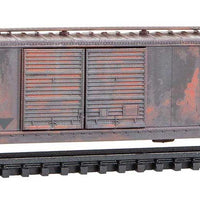 50' Double-Door Boxcar - Ready to Run -- Erie #67070 (Weathered, Boxcar Red, CR Family Series Car #2)
