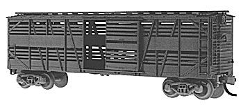 40' Despatch Stock Car -- Undecorated