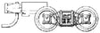 Arch Bar Trucks -- With Magne-Matic Short Extended Couplers  1 Pair