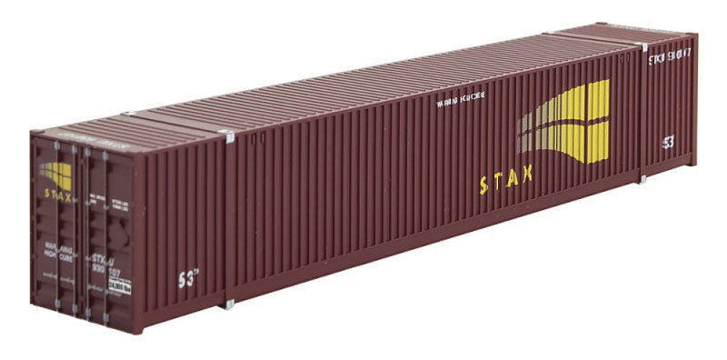 53' Corrugated-Side Container - Kit -- STAX (red, yellow)