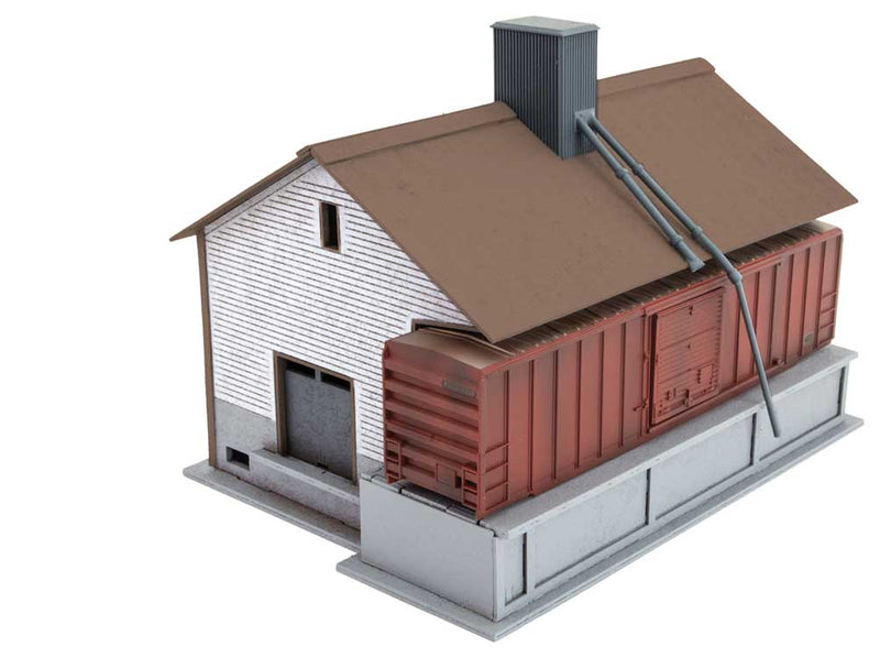 Grain Elevator -- Laser-Cut & Plastic Kit-1