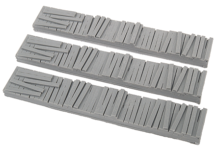 Bulkhead Flatcar Lumber Load 2-Pack -- Fits Micro-Trains Bulkhead Flatcar-1