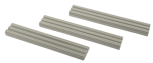 Weathered 40' Boxcar Flatcar Load 3-Pack with Blocking - Kit