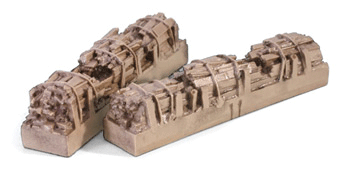Freight Car Load 2-Pack (Unpainted Resin Castings) -- Scrap Wood (Fits 40' Gondola)