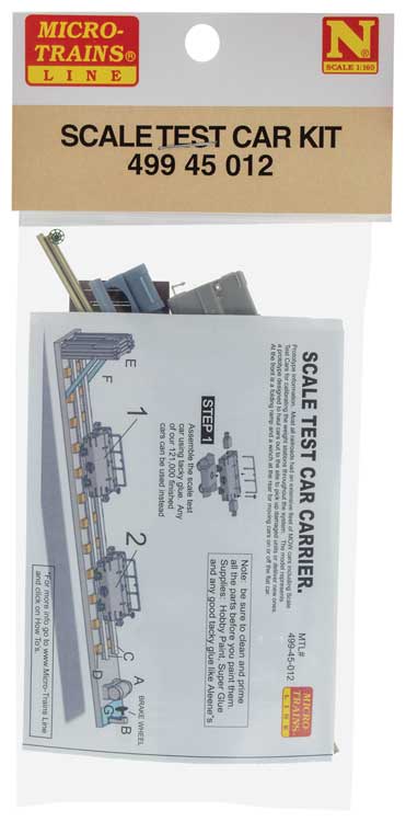 Scale Test Car2-Pack - Kit -- Mixed Media Kit, Undecorated-1