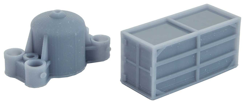 Foundry Casting & Crate Freight Car Load 2-Pack -- Unpainted