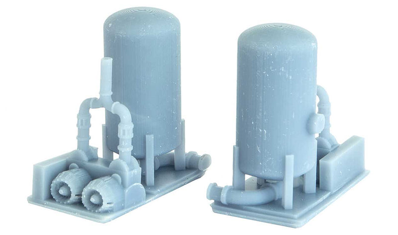 Pressure Vessel Load 2-Pack -- Undecorated Resin Castings