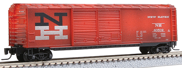 Weathered 50' Standard Boxcar -- New Haven